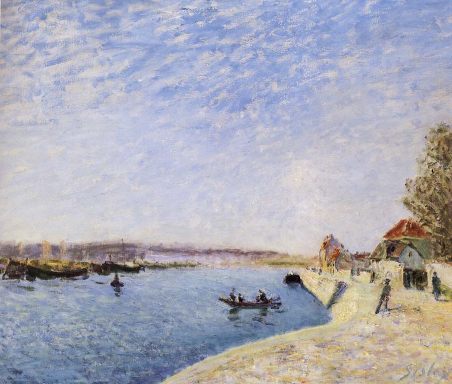 Alfred Sisley Saint-Mammes et les Bords du Loing